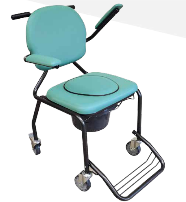 commode chair on castor
