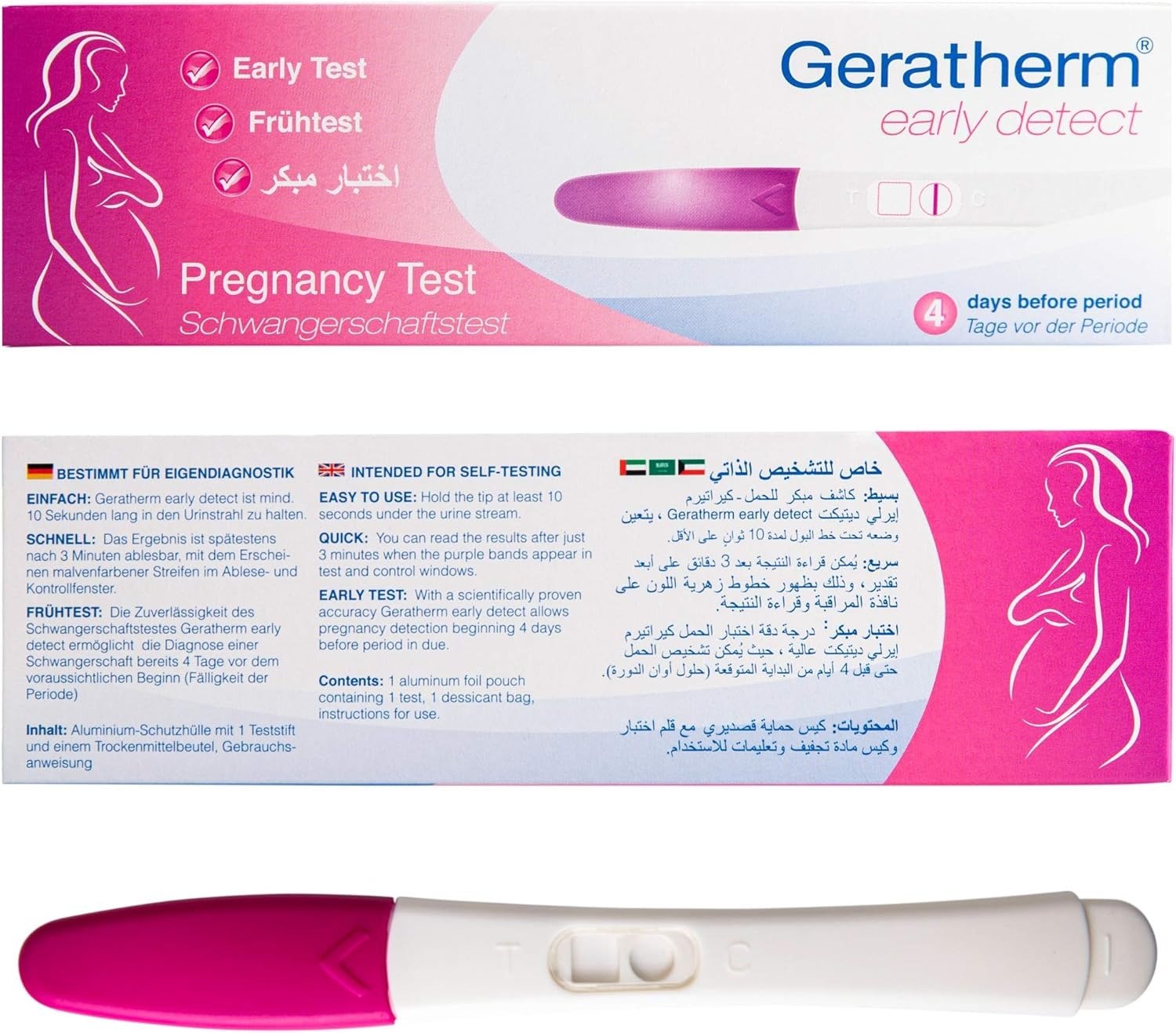 EARLY PREGNANCY TEST "GERATHERM EARLY DETECT" - Image 4