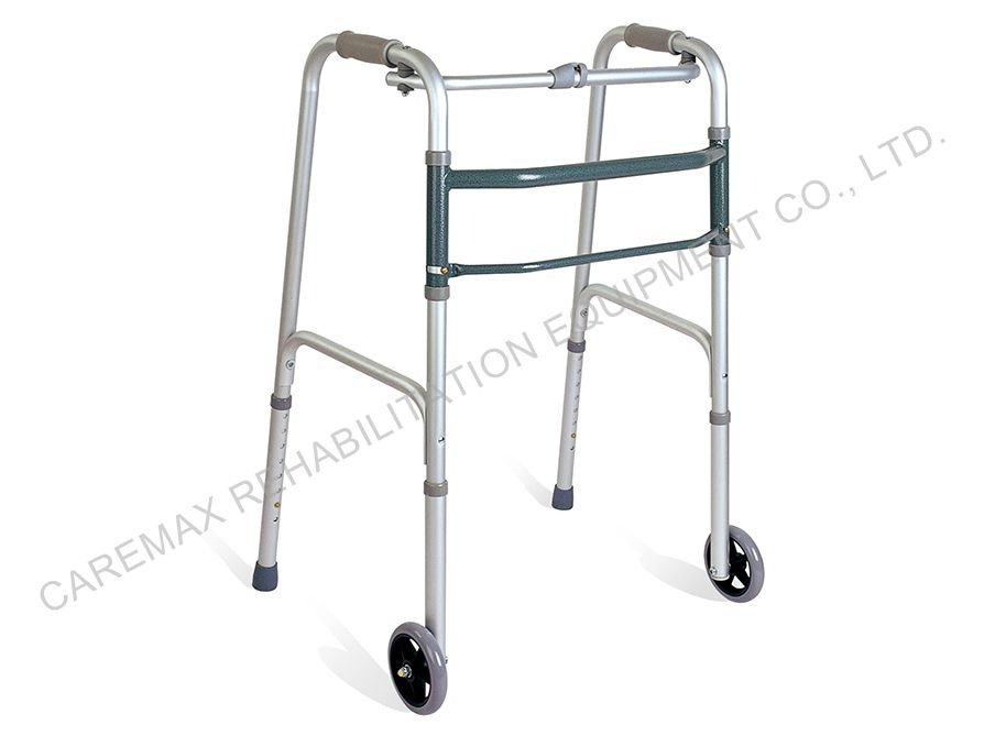 aluminum walker with wheels
