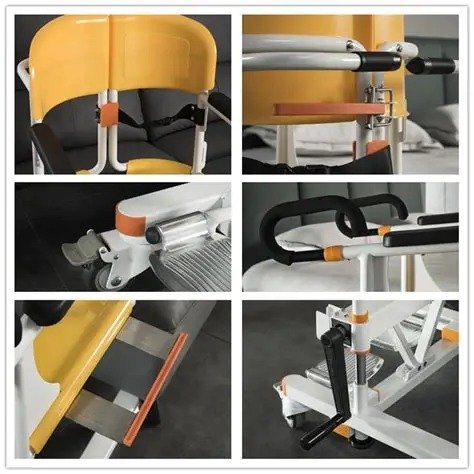 manual transfer commode