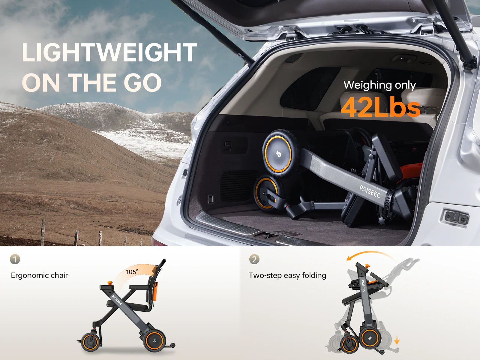 Electric Wheelchair W1 2