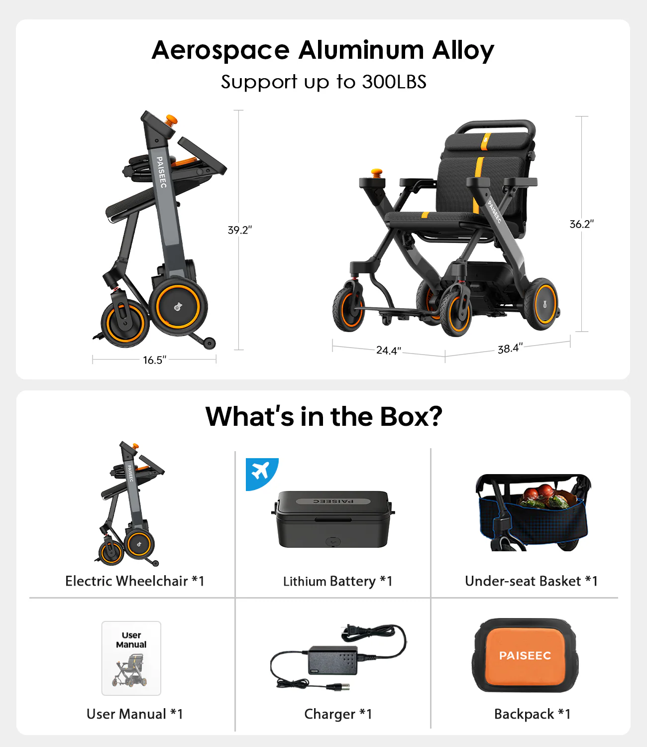 Electric Wheelchair W1 3